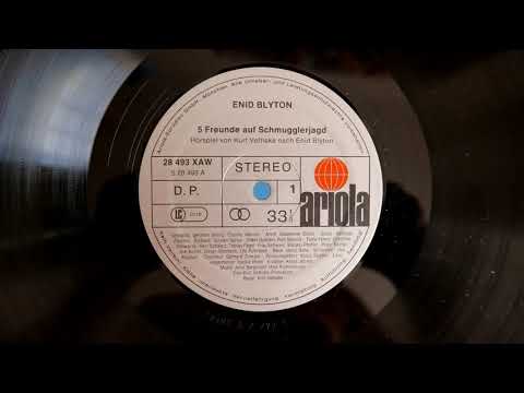 5 Freunde auf Schmugglerjagd Seite A, von Ariola Hörspiel Elefant