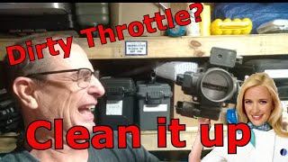 Cleaning a Jeep Throttle body