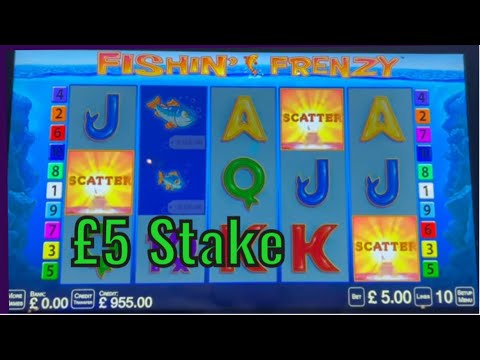 Casino Slots From Leeds - £1,000 Vs Fishin’ Frenzy @ £5 stake . What Will it Pay ?