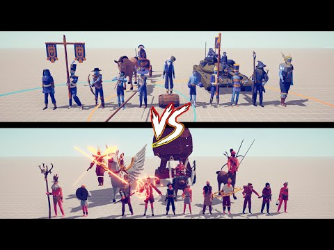HIDDEN UNITS TEAM vs LEGACY TEAM - Totally Accurate Battle Simulator | TABS