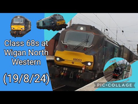 Class 68s at Wigan North Western (19/8/24)