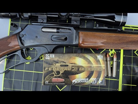 Federal Hammer Down 35 Remington 220gr. 100yd Accuracy Test W/ Marlin 336