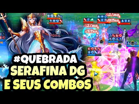 Serafina nos Duelos Galácticos. Melhor Suporte do Jogo em Jogo - Saint Seiya Awakening