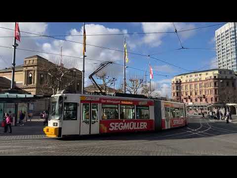 Moment mal, Mainz! - Strassenbahn und Busse auf dem Bahnhofplatz | Fevereiro 2022