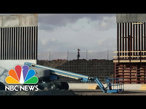 Trump Makes Final Visit As President To Border Wall | NBC News NOW