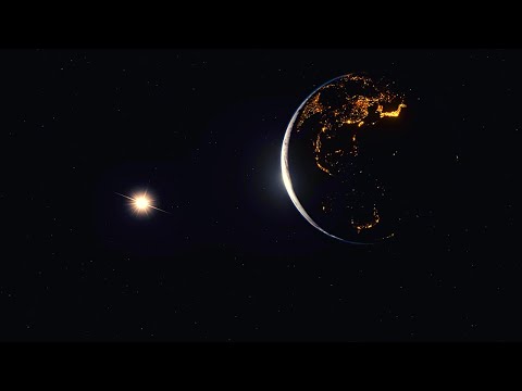 4K ঘূর্ণিত পৃথিবী আধা ঘণ্টা স্ক্রিনসেভার | Earth Rotating Half Hour Loop Relaxing Screensaver