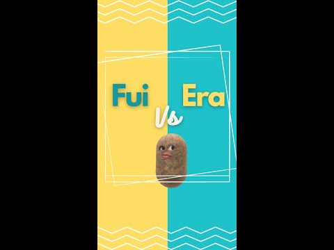 Fui vs Era en Español - WAS and WERE in Spanish