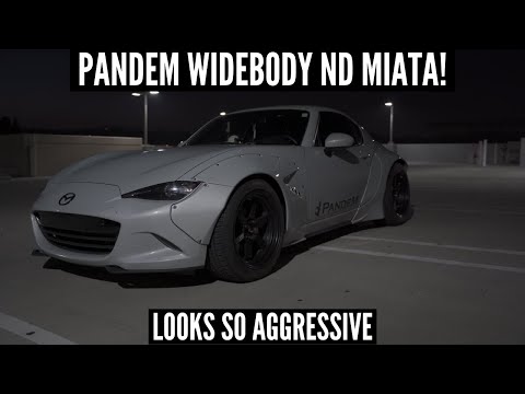 PANDEM WIDEBODY MX-5 ND MIATA! 2018 Mazda ND Miata Build @papi_ryu