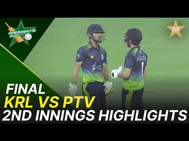 2nd Innings Highlights | KRL vs PTV | President’s Cup Grade I FINAL | NBS, Karachi | M2V1K