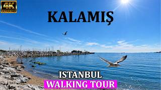 Kalamış Sahili 🇹🇷 İstanbul Türkiye | 4K Yürüyüş Turu & Doğal Ortam Sesleri