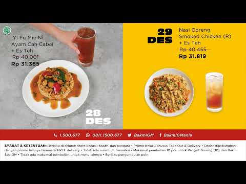 Bakmi GM Semana 26 a 31 de dezembro de 2021