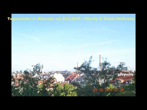 Tageswetter in München am 22.5.2018