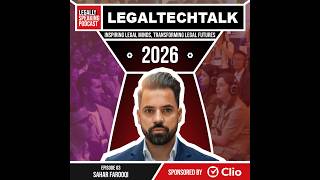 LegalTechTalk 2026: Why Legal Needs More Entrepreneurs - Sahar Farooqi - E03