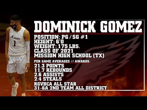 Dominick Gomez [PG/SG] Senior Highlights