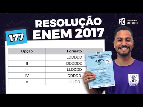 🟣 Question 177 - Blue Booklet | Combinatorial Analysis | MATHEMATICS ENEM 2017