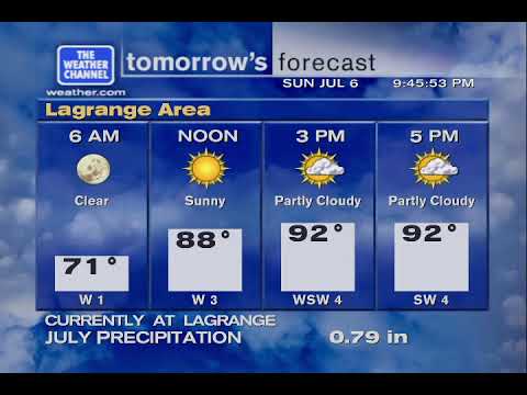 WeatherSTAR XL Simulator V2 - LaGrange, GA (7/6/25)