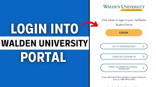 How to Login to Walden University Portal (2024 Guide)