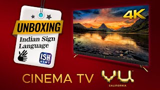 VU Cinema TV Unboxing
