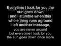 Blink 182 - Everytime I look for you ( Lyrics ...