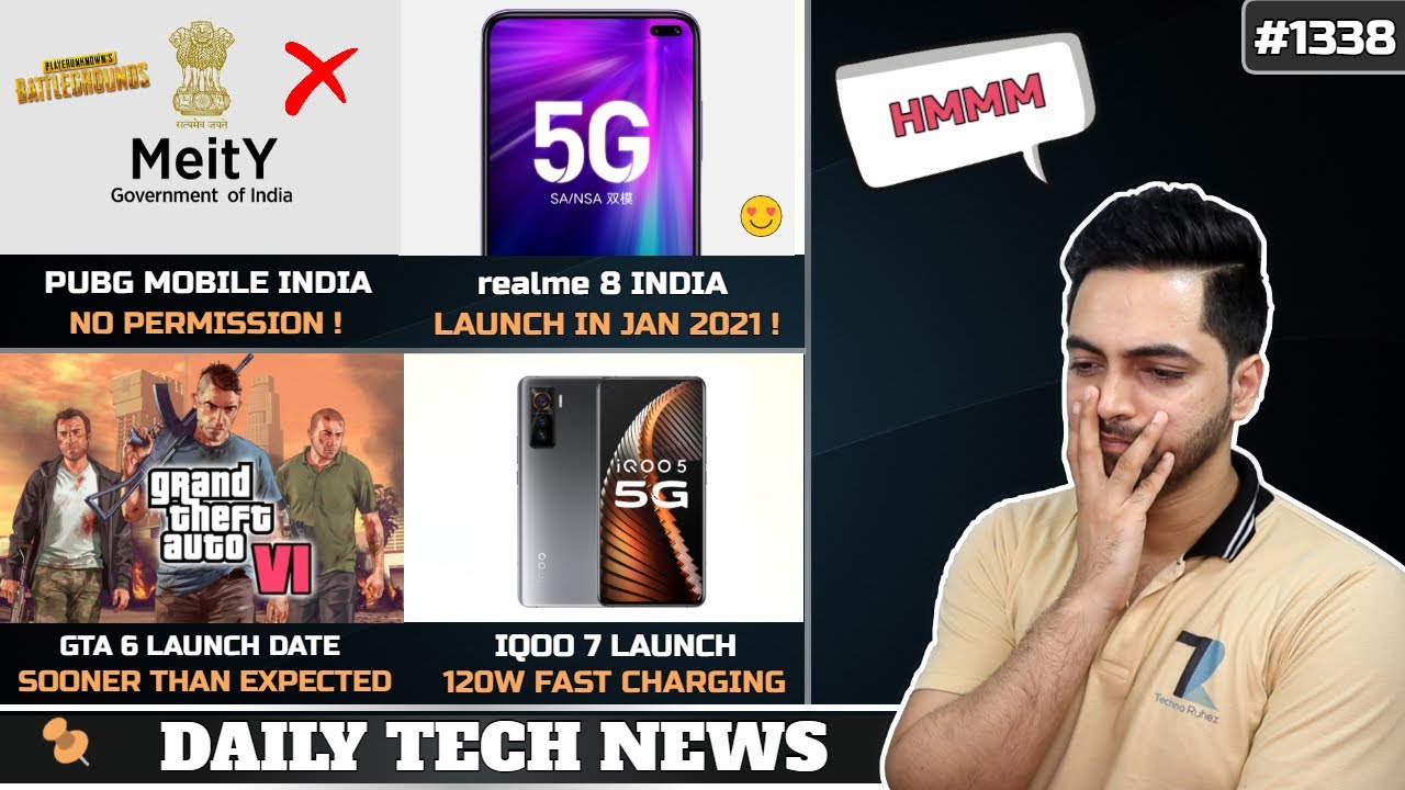 {BIG NEWS} PUBG Mobile India No Permission,realme 8 India Launch Jan,GTA 6 Launch Date,Snapdragon678