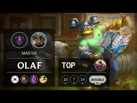 Olaf Top vs Jayce - KR Master Patch 9.8