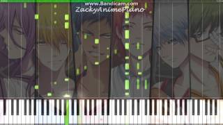 Kuroko no Basket 2 ED 2 - Fantastic Tune (Synthesia) (Piano) [ZackyAnimePiano]