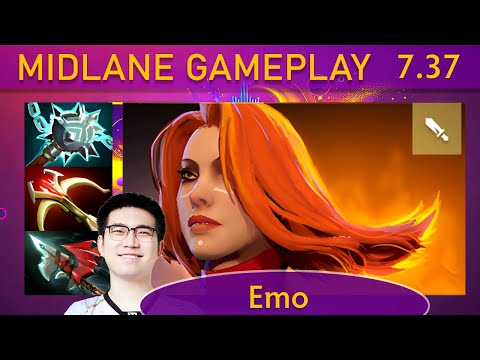 ✨ 7.37 Emo Lina |KDA - 23 KP - 96%| New patch Mid Gameplay - Dota 2 Top MMR