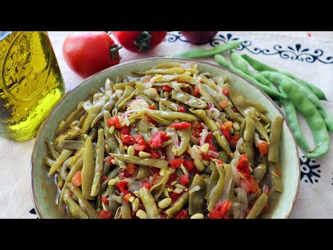 Green Beans Turkish Style With Olive Oil & Tomatoes "Zeytinyağlı Fasulye"
