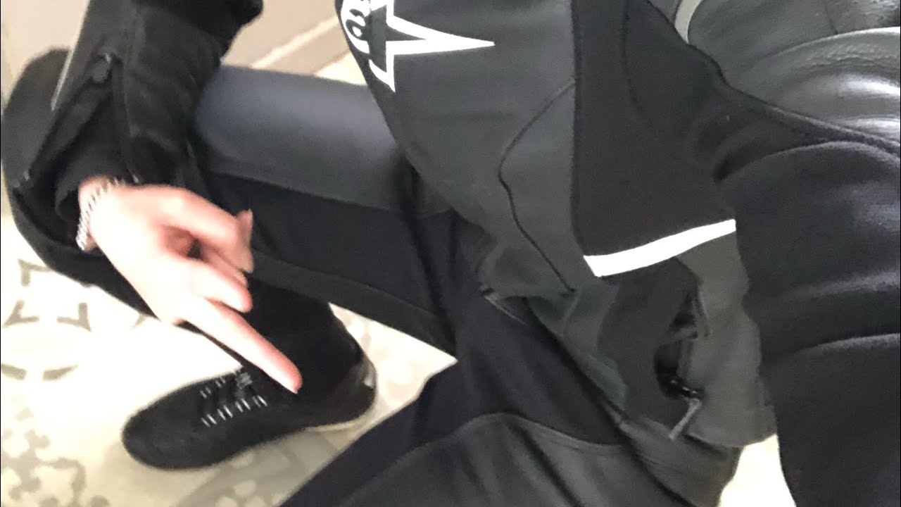 MOTARDE - TEST PANTALON EN CUIR - JO LA MOULE