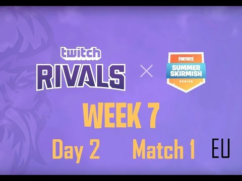 Fortnite Summer Skirmish Week 7 Day 2 Game 1 [EU]