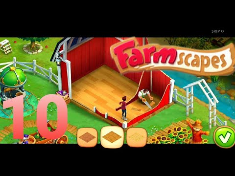 FARMSCAPES PLAYRIX Gameplay Story at Level 250 - Area 2 - Day 4 Part 1