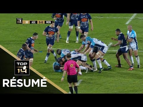 TOP 14 - Résumé Agen-Montpellier: 15-18 - J10 - Saison 2018/2019
