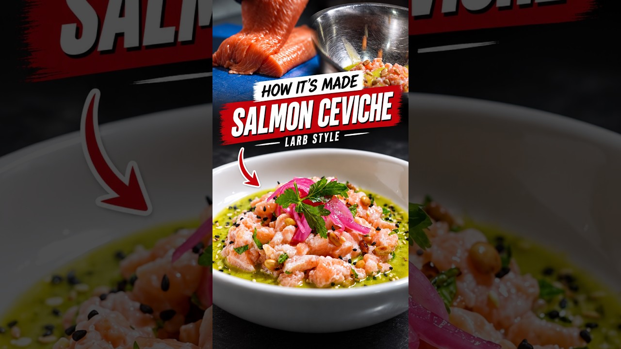 Larb Salmon Ceviche