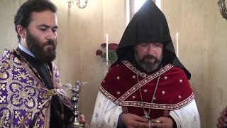 Օծվեցին Ստեփանավանի Սուրբ Խաչ նորակառույց եկեղեցու խաչերը