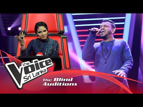 Harshana Jayasundara - Paradise ma dama ( පරාදීසේ මා දමා )  | Blind Auditions | The Voice Sri Lanka