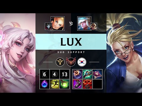 Lux Support vs Janna - KR Grandmaster Patch 25.17