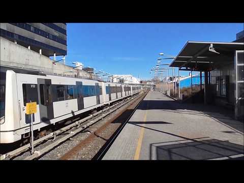 Oslo-Akershus T-bane - Linje 5: Hasle T-banestasjon 3-2017 [HD]