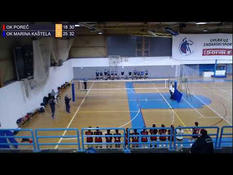 16.1.2021., PH JUNIORKE, 5. DO 8. MJESTO, OK POREČ - OK MARINA KAŠTELA