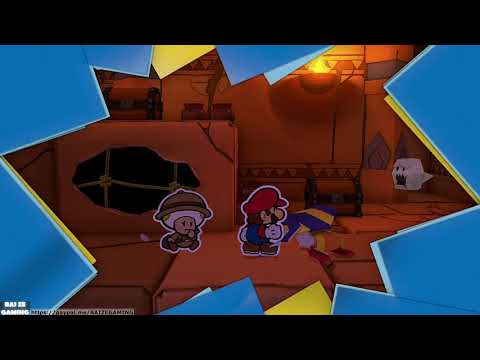 Temple of Shrooms Walkthrough Guide! 40 Toads Location! Records! Paper Mario The Origami King 15
