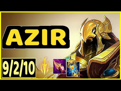 AZIR VS TRISTANA - 9/2/10 KDA MID GAMEPLAY