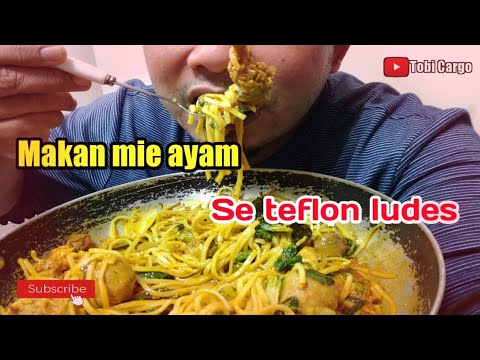 Makan mie ayam seteflon langsung ludes