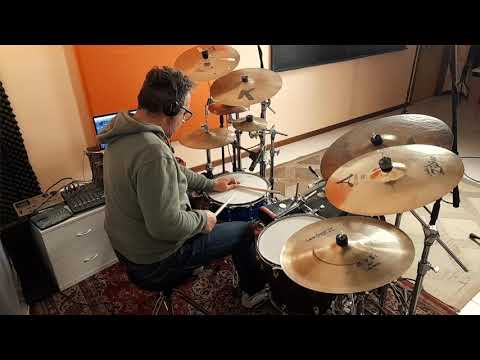 Groove Funk Sedicesimi, rullante SteelDrum Colors Blue in acciaio