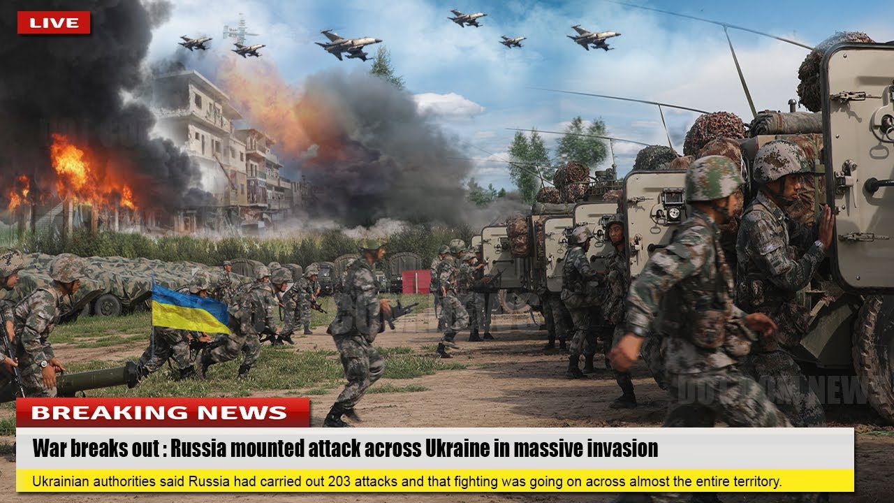 Breaking wars. Attack on Ukraine.