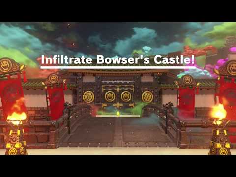 Super Mario Odyssey 100% Walkthrough (All Power Moons & Coins) - Bowser's Kingdom - Part 11