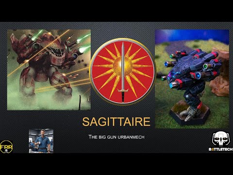 Battletech's Sagittaire, the Big Gun Urban Mech Hunter!