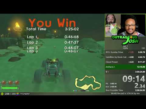 Jak 3 100% Speedrun in 3:49:19!! (WR) ITS FINALLY OVER