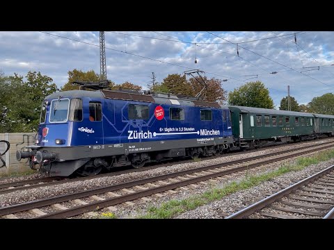 Re4/4 421 379 ex SBB Sonderzug IMA Märklin Tage 2023 Zürich Dampflok Depot Full in Stuttgart Münster