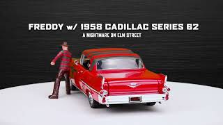 Pesadilla en Elm Street - Cadillac Series 62 y Figuras de Freddy Krueger y Nancy Thompson, 1:24 Trailer