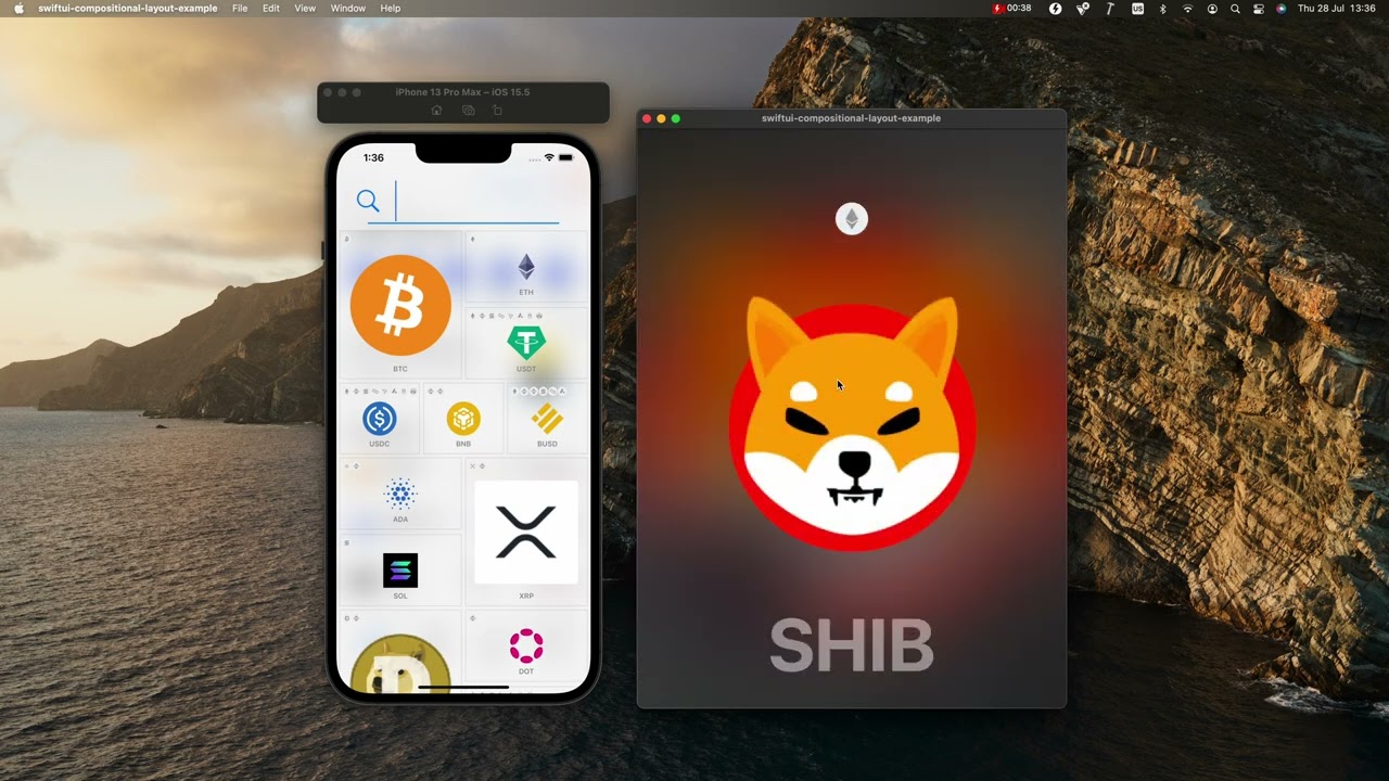 SwiftUI Search field Github code multiplatform ios macos