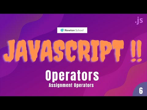 Javascript Operators Assignment Operators L5